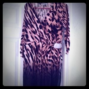 Jennifer Lopez Animal Print Dress